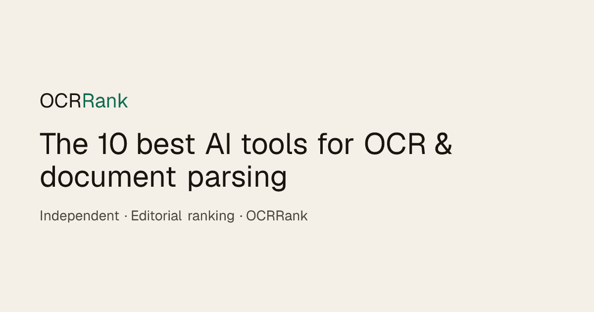 OCR vs Document Parsing: Which Do You Actually Need? | OCRRank